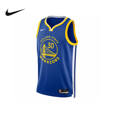 Nike耐克NBA男子球衣金州勇士队库里透气速干篮球运动背心DN2005