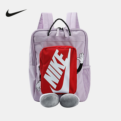 Nike耐克男女包2025新款卡通玩偶运动包儿童双肩包书包HM9973-537