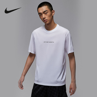 NIKE耐克男子速干T恤夏季Jordan运动休闲透气黑色短袖IB6762-010