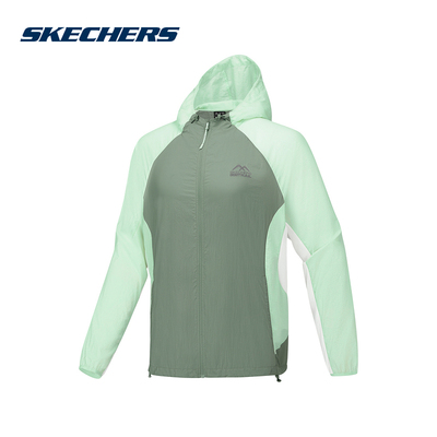 Skechers斯凯奇夏季男女同款梭织外套休闲运动夹克 P225U073/035Z