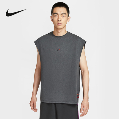 Nike耐克背心男夏新款篮球运动服训练速干透气印花球衣HV1889-060