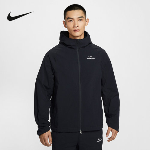NIKE耐克外套男子PRO THERMA-FIT ADV户外保暖训练夹克HV3798-010