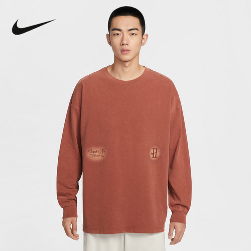 NIKE耐克男子长袖T恤2026春新款图案印花复古运动卫衣IH5086-245