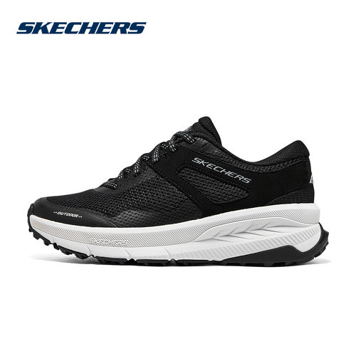 SKECHERS斯凯奇夏季女子户外徒步越野缓震耐磨运动鞋 180160-BKW