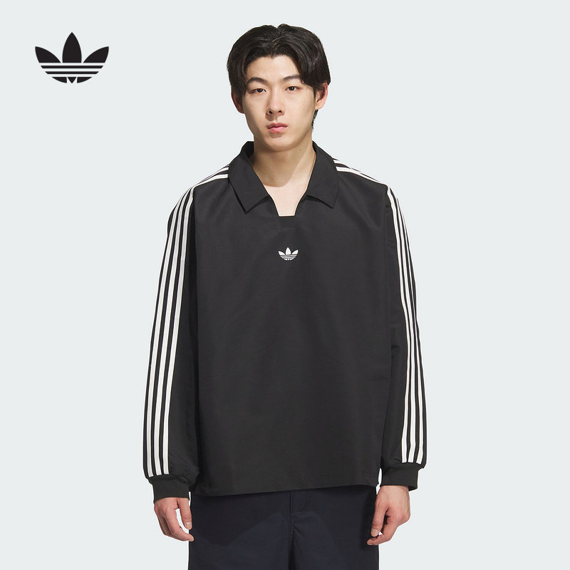 adidas阿迪达斯三叶草长袖2025秋男女橄榄球RUGBY POLO衫 KF9602,运动服/休闲服装,运动POLO衫,淘宝优惠券,粉丝福利购,淘宝优惠卷