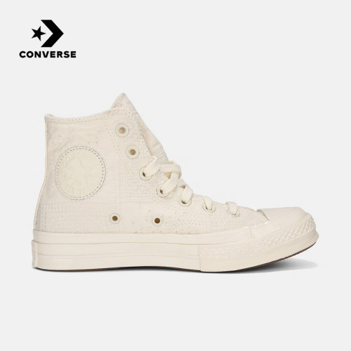 Converse匡威夏季新品1970s蕾丝肌理运动休闲鞋高帮帆布鞋A16986C