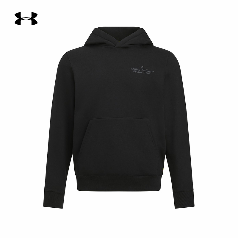 安德玛库里CURRY品牌亚洲行篮球运动秋冬男子连帽卫衣6013061-001