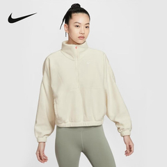 Nike耐克女子卫衣半拉链立领开衫2025冬新款摇粒绒上衣IO0254-047