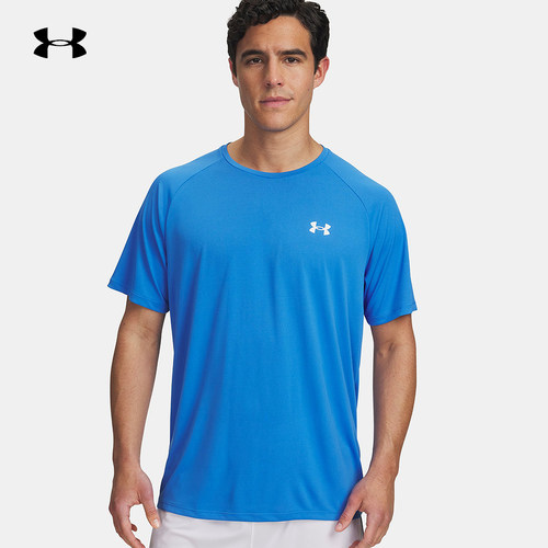 Under Armour 安德玛Tech男跑步训练速干T恤宽松短袖 1326413-405