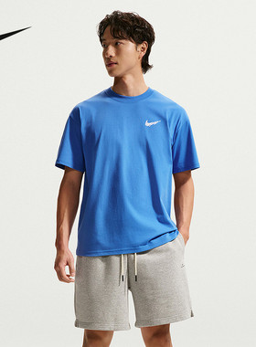NIKE耐克男子夏新款健身运动短袖背部图案休闲百搭T恤 II0692-427
