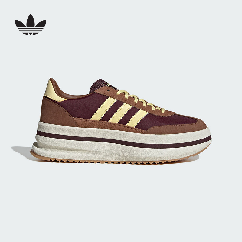 adidas阿迪达斯三叶草T头鞋25秋女SL 72厚底显高堆叠感板鞋JQ6420