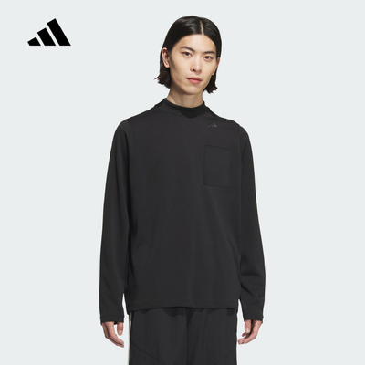 adidas阿迪达斯武宗系列柔软亲肤休闲上衣2025春男长袖T恤 JL9357