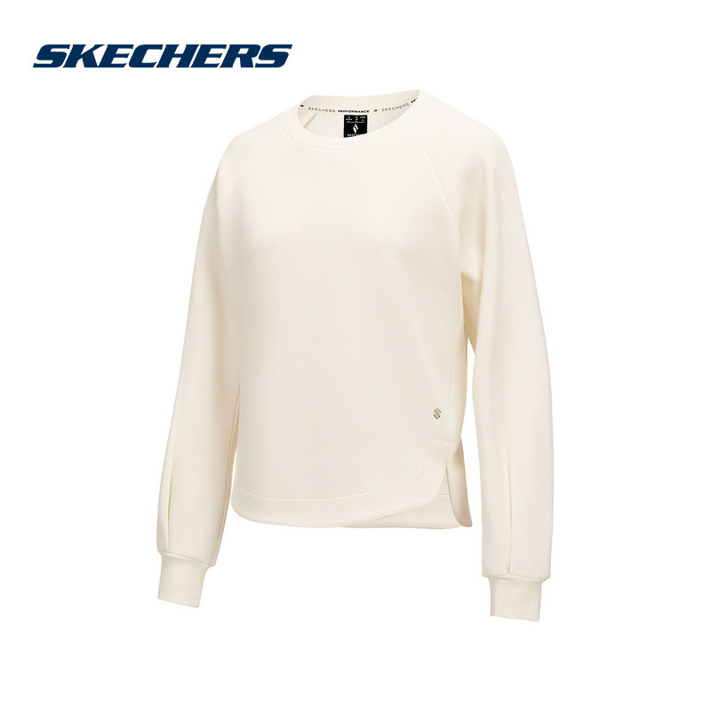 Skechers斯凯奇25秋冬女士简约百搭针织套头卫衣 P125W016/01PJ