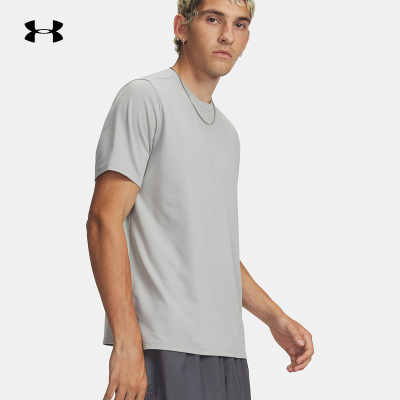 安德玛男子马年新款Meridian柔感系列训练运动短袖T恤1386973-069