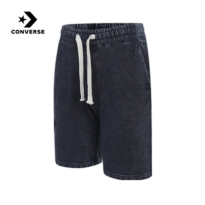 Converse匡威2025夏男休闲运动五分裤舒适针织短裤 MCH593-BFK,运动服/休闲服装,运动中长裤／短裤,淘宝优惠券,粉丝福利购,淘宝优惠卷