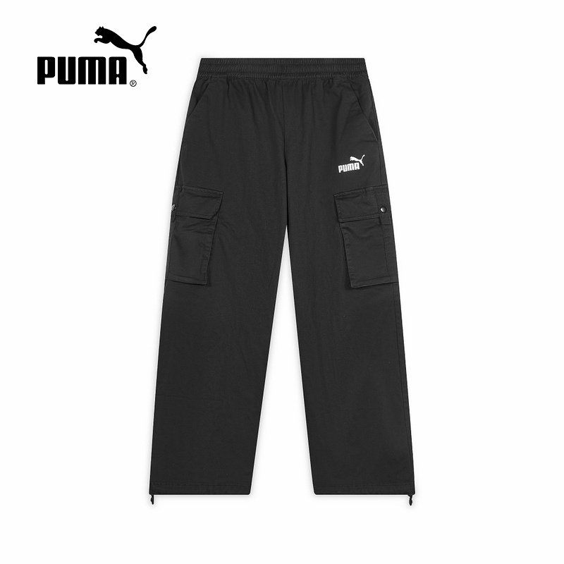 PUMA彪马复古做旧抽绳工装运动裤2025秋男直筒梭织长裤 692898-01,运动服/休闲服装,运动长裤,淘宝优惠券,粉丝福利购,淘宝优惠卷