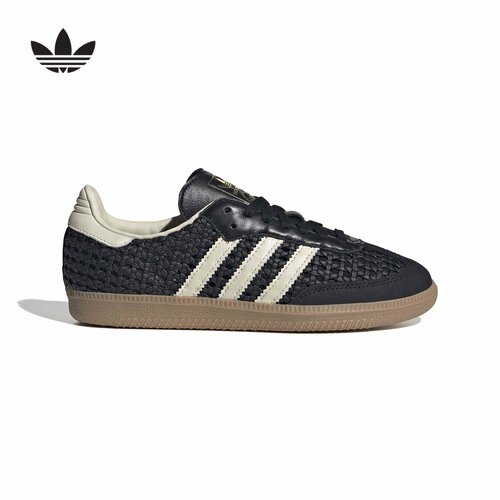 adidas阿迪达斯三叶草T头鞋SAMBA OG板鞋编织鞋面女 HQ9282