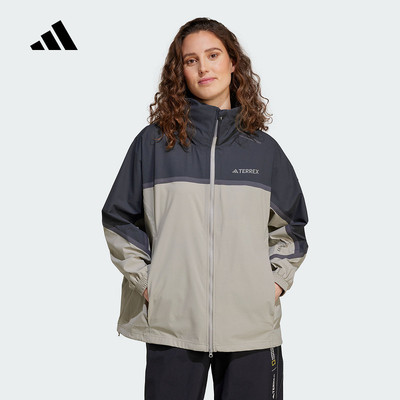 阿迪达斯2025国家地理联名款防风透湿透汽拒水防泼夹克外套JD5833