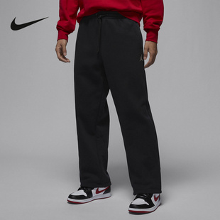 IB7239 黑色卫裤 010 OVERSIZE风加绒宽松直筒长裤 Jordan耐克男裤