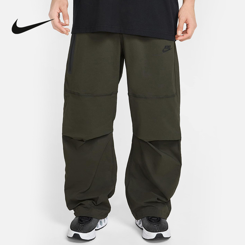Nike耐克春季男子城市机能运动裤轻便舒适直筒梭织长裤HM7159-356