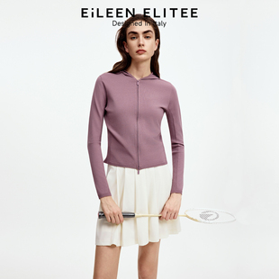网球防晒服修身 时尚 短外套女 ELITEE2025年秋新款 朗姿欧洲EiLEEN
