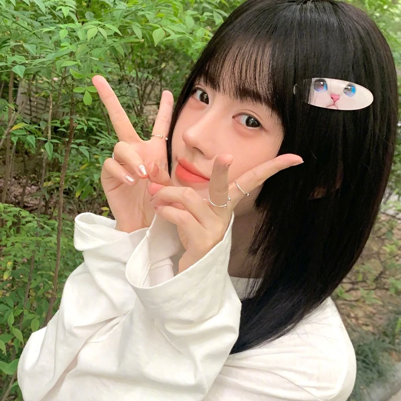 鞠婧祎同款甜美少女小猫发夹