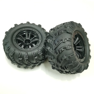 玩具车轮胎85MM大脚车胎适用海博星伟力美嘉欣速驰宇JJRC1:16车