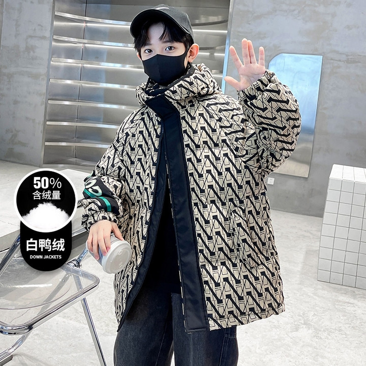 男童棉衣儿童中大款春秋季秋冬款绒毛冬季风衣棉袄潮牌秋装派克服,童装/婴儿装/亲子装,羽绒服,淘宝优惠券,粉丝福利购,淘宝优惠卷