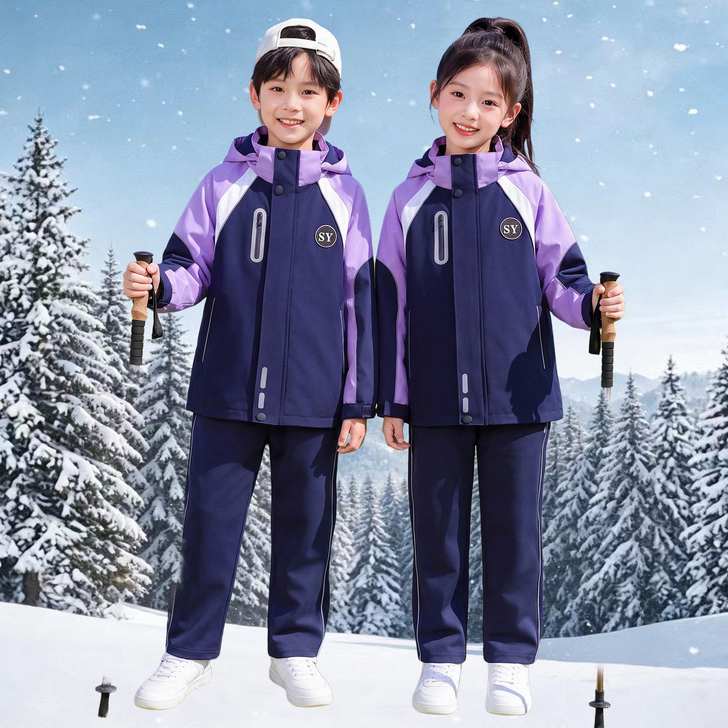 沈阳统一校服小学生冬季套装
