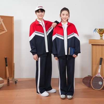 江西省九江市庐山市中小学生统一校服冲锋衣三件套秋冬装班服套装