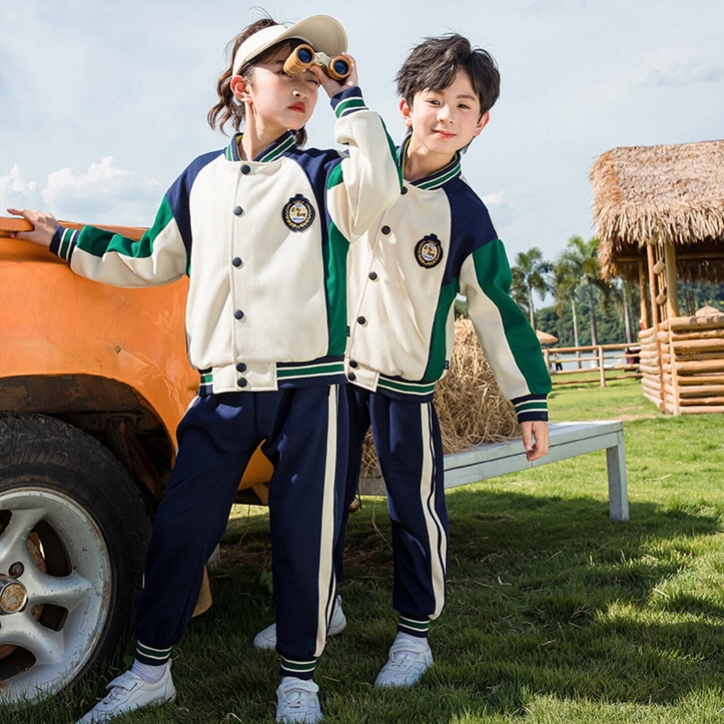 幼儿园园服毕业装团体入园照六一学院风民族典礼装儿童毕业班舞蹈