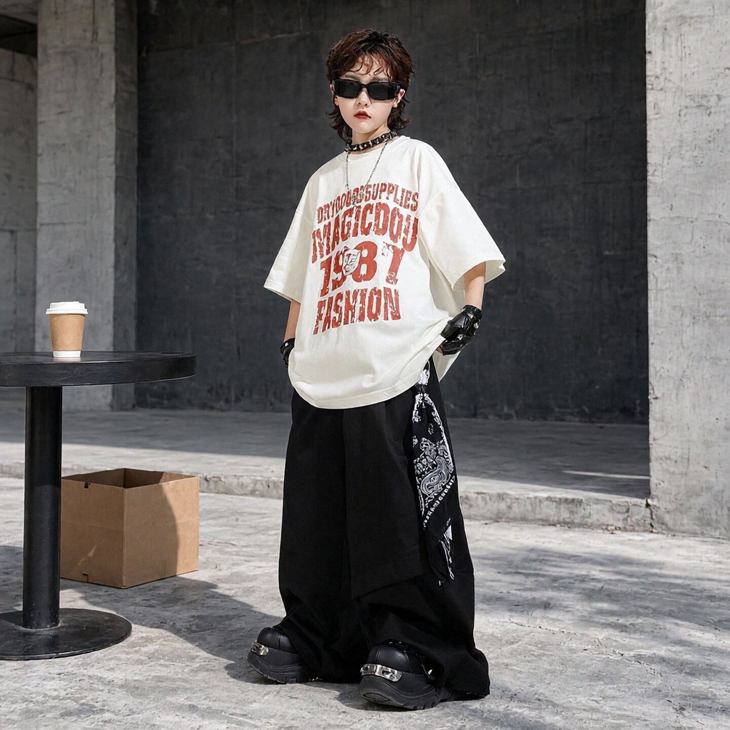 街舞服装儿童hiphop穿搭