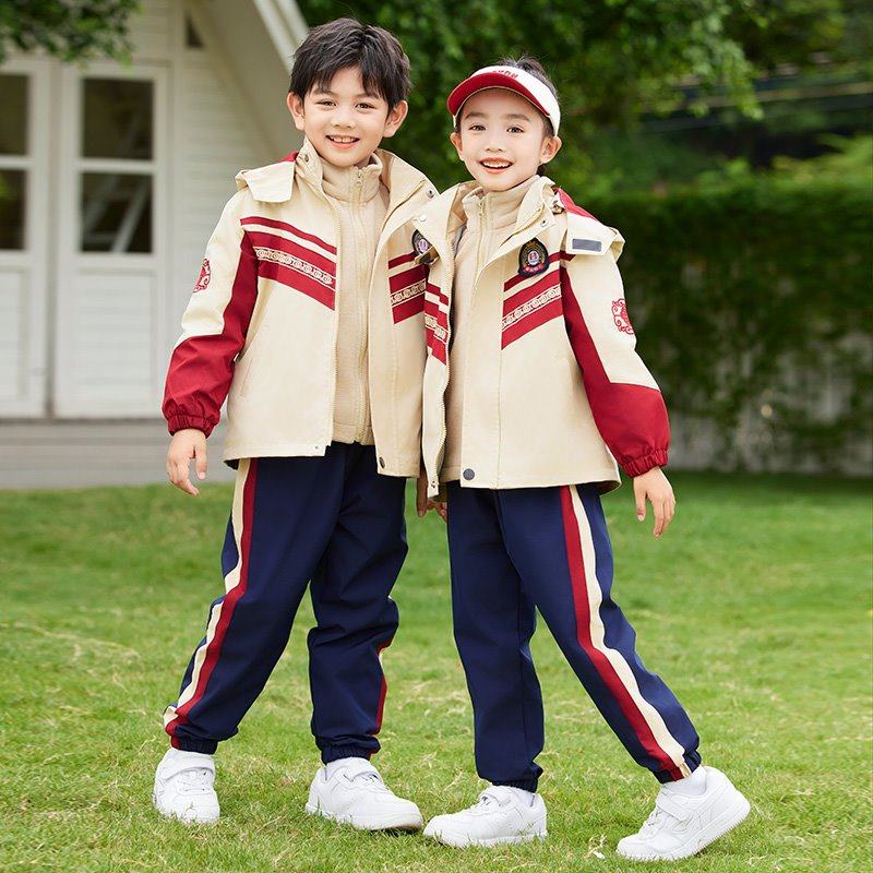 幼儿园园服教师六一毕业班男女童短袖衬衫服装T恤男童小班短T可爱