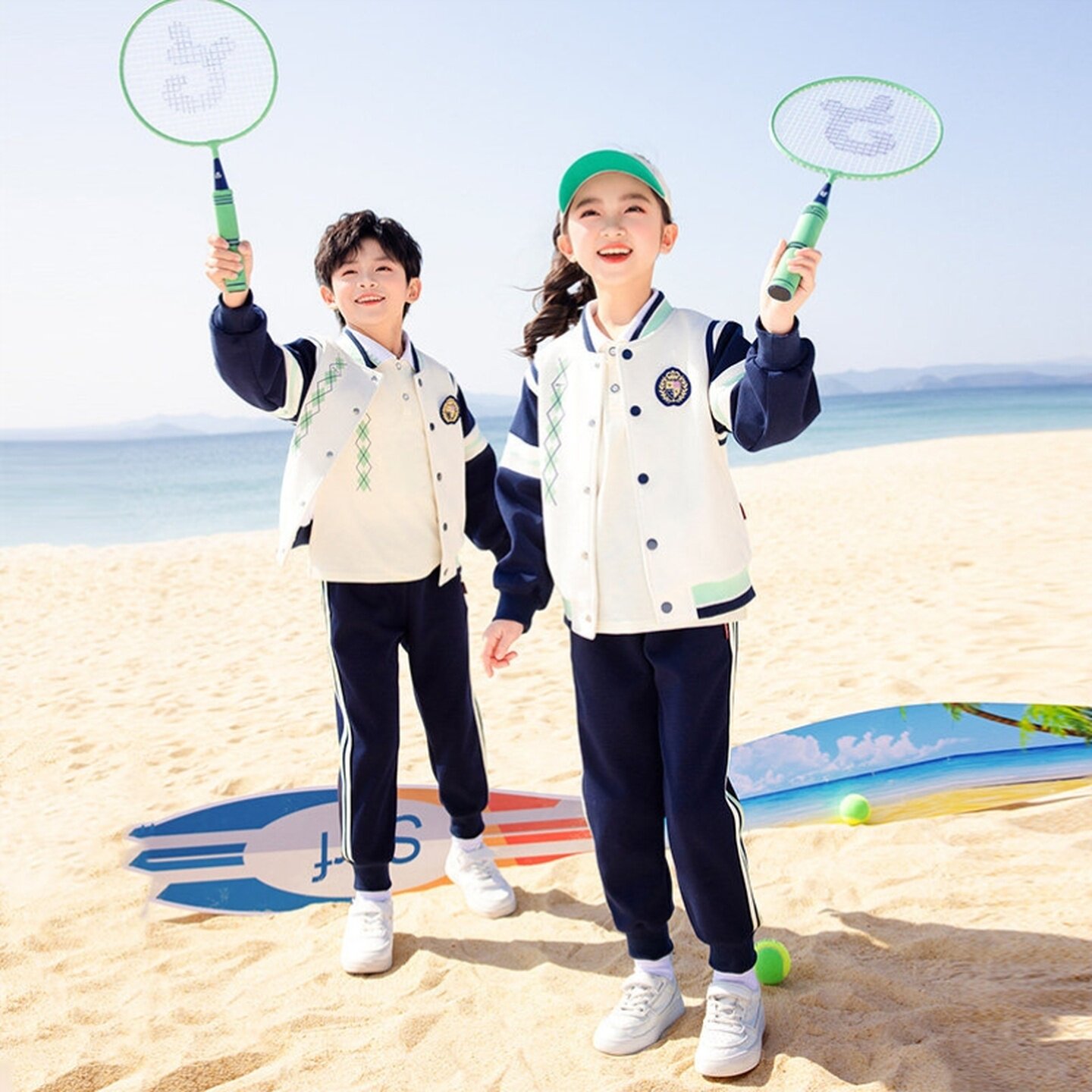 幼儿园班服男女童学生服装老师装韩版夏季春秋款英伦风小学生春夏