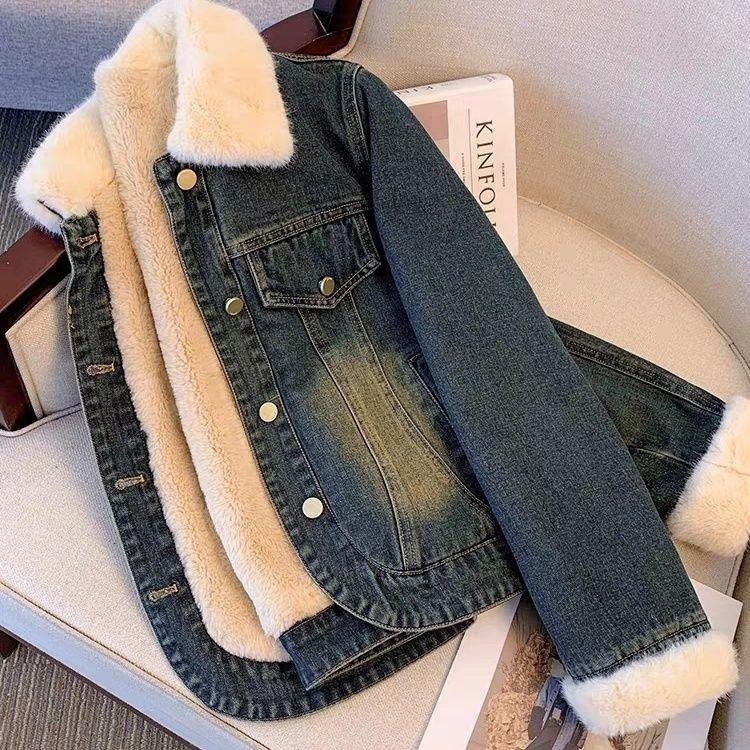 短款牛仔外套女2024新款