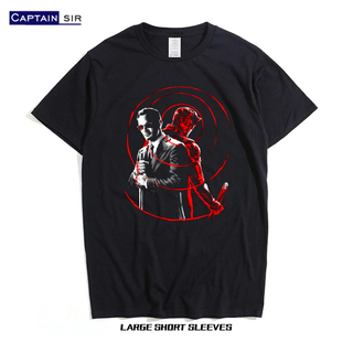 宽松短袖 夜魔侠 重生Daredevil超胆侠 漫威美剧周边 全棉 t恤男女