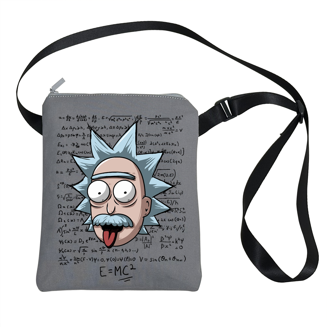 爱因斯坦E=MC2恶搞斜挎包