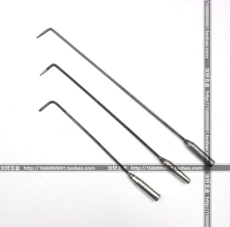 包邮铁钩子长柄铁钩门钩子窗户货物钩炉钩子自来水道井盖钩菜蓝子