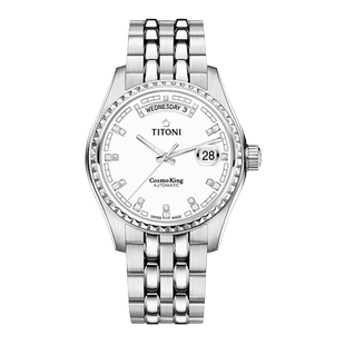 Titoni瑞士梅花手表男宇宙款系列表全自动机械式进口男士情侣