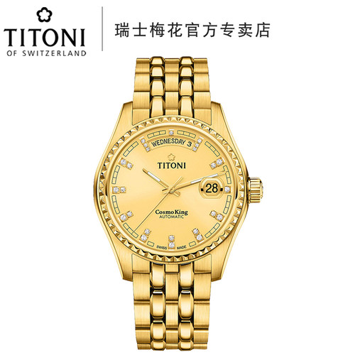 梅花瑞士进口男表商务