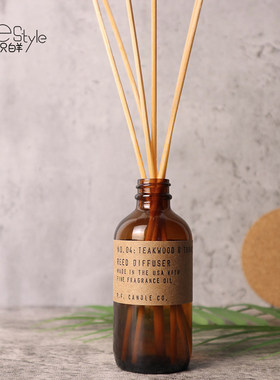 美国p.f. candle co无火香薰条扩香卧室香氛琥珀苔藓檀香玫瑰pf