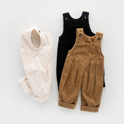 TTIT宝宝背带裤秋冬灯芯