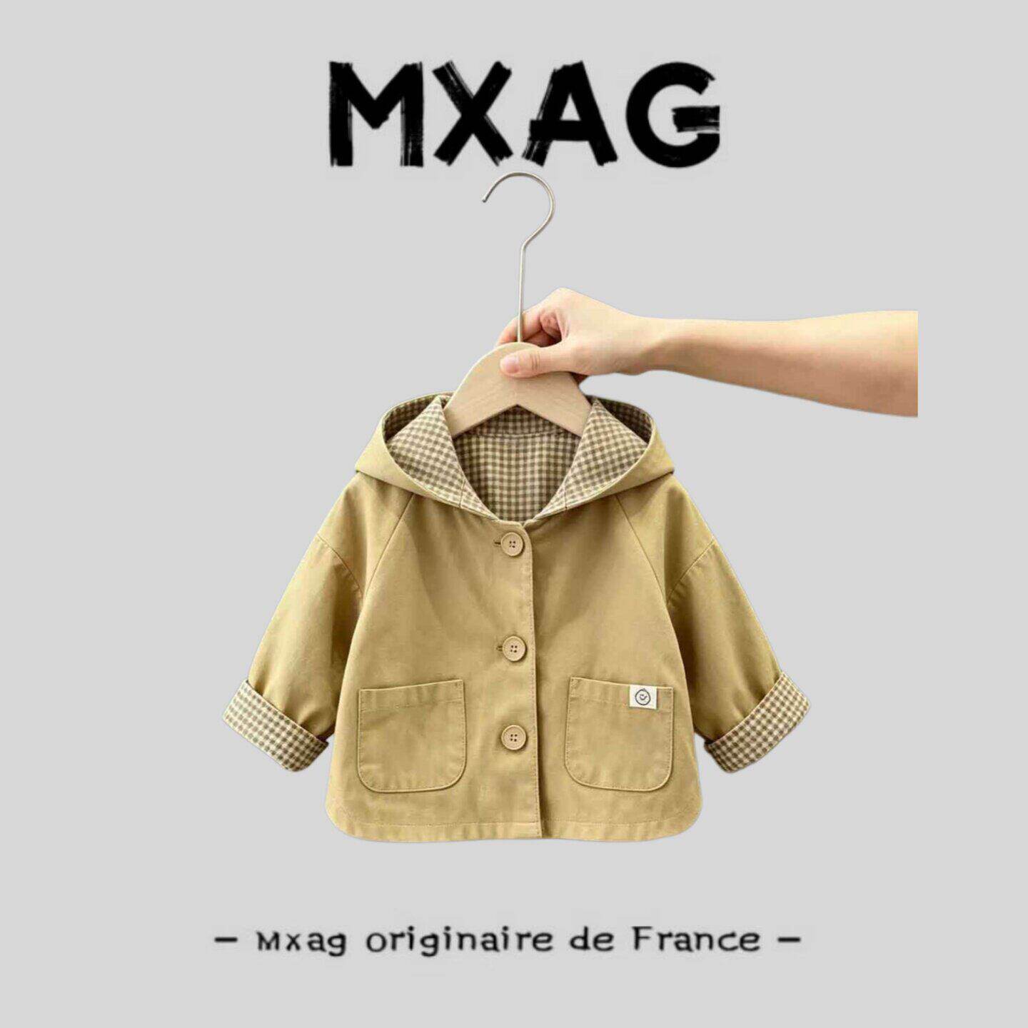 MXAG儿童外套2026新款男