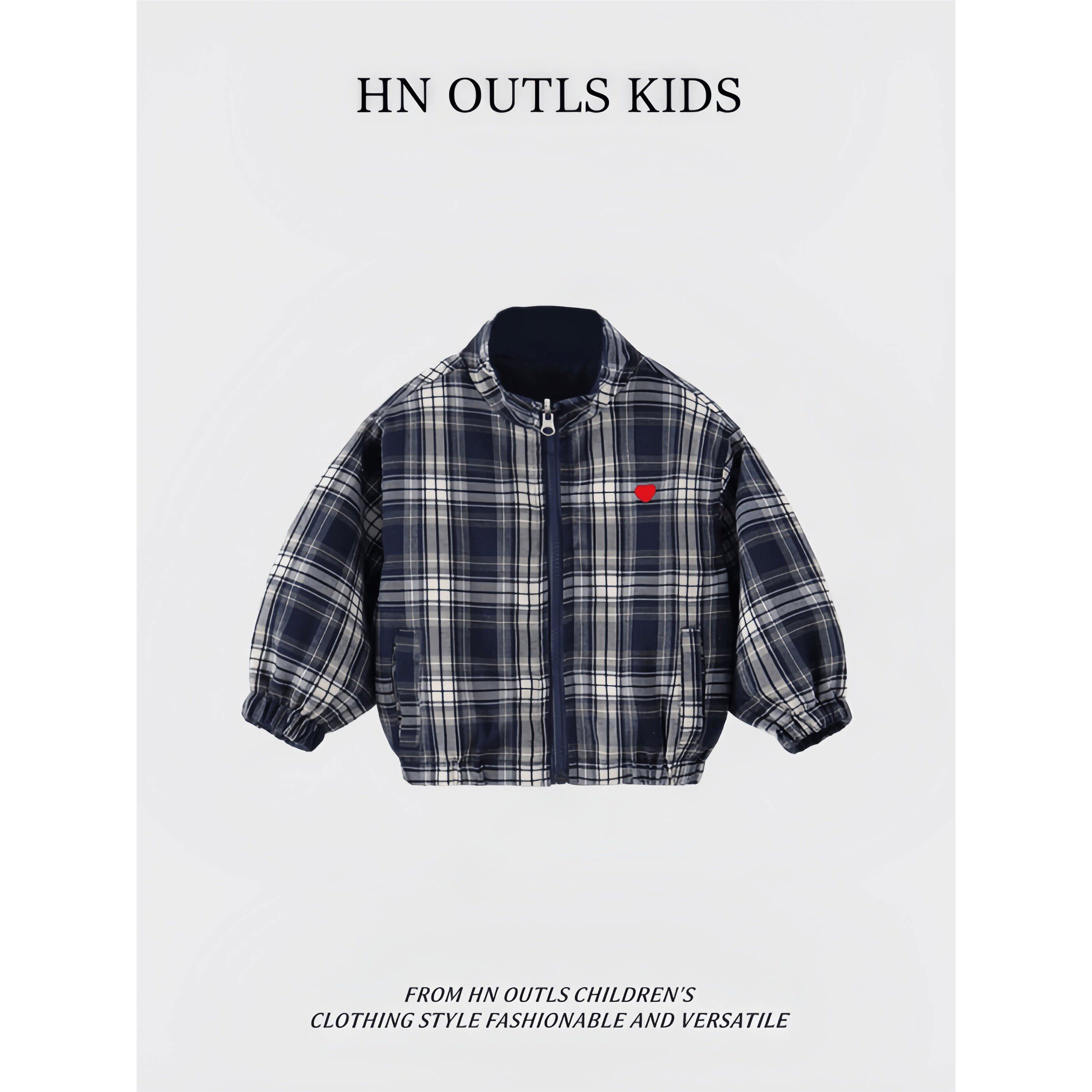 HNOUTLS男童春装格子外图片
