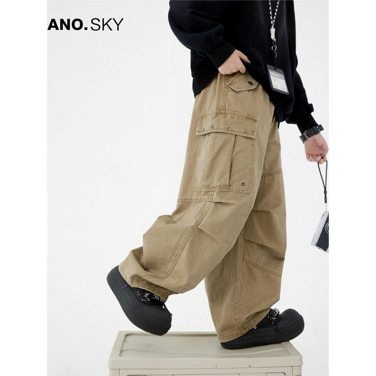 anothersky男大童装裤子