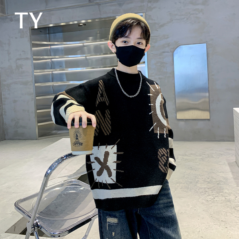 韩国TY童装潮牌男童毛衣