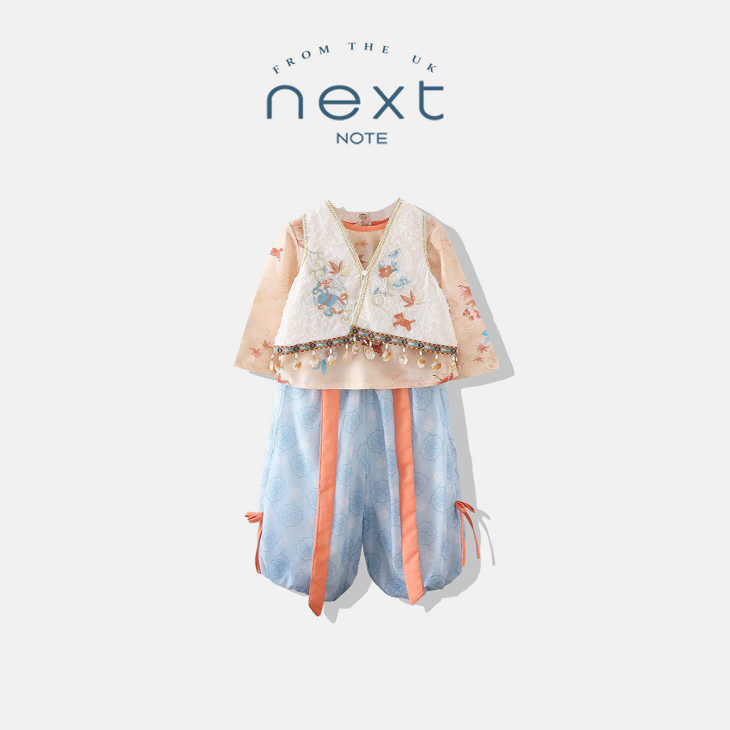 NEXTNO女童汉服春秋儿童