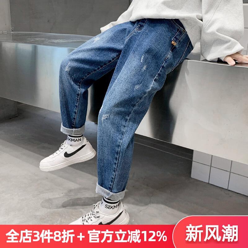 Jkids韩国男童牛仔裤子春