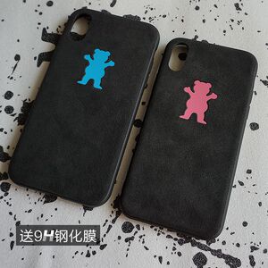 iPhone苹果手机壳翻毛皮男女情侣