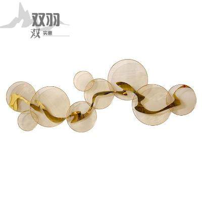 轻奢墙面装饰金属壁饰墙壁挂饰现代简约客厅背景墙上墙饰立体|msdalam kategori Aksesori rumah, mural - dari Buy2taobao.com untuk memberikan perkhidmatan ejen Taobao profesional membeli